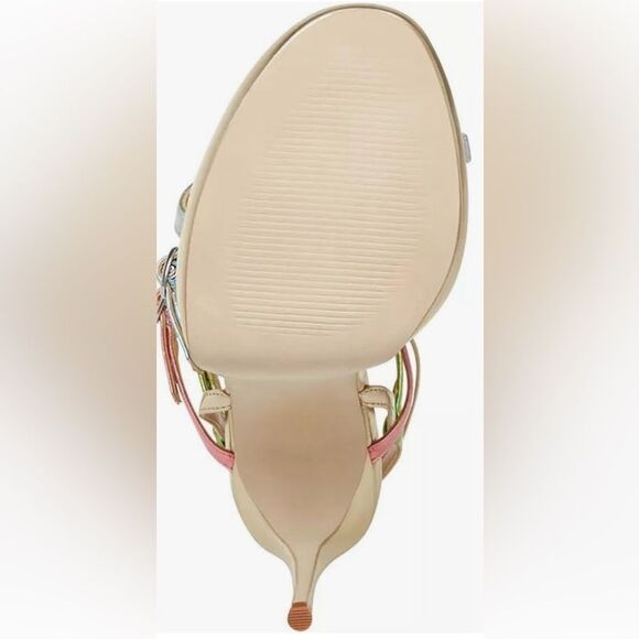 Steve Madden Jubilant Metallic Multi Multi Strap Open Toe Fashion Sandals Size 8 - Picture 4 of 4